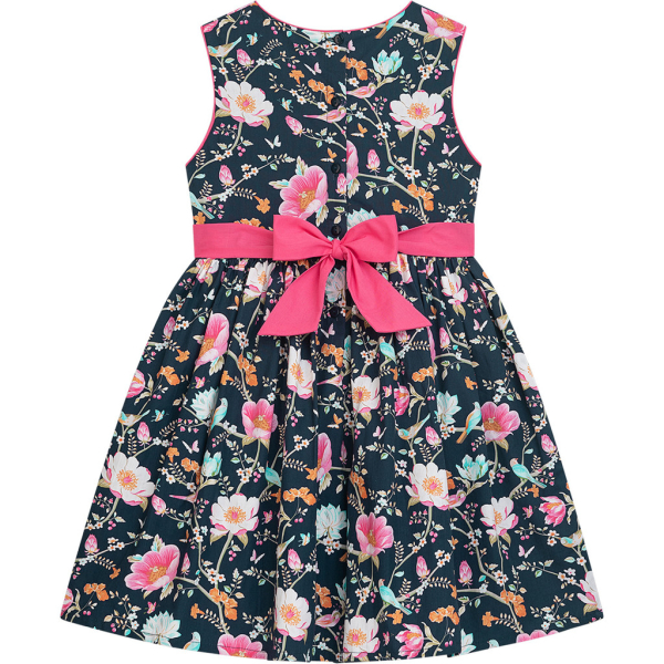 Danamade - DJasmin Kleid/ Blumenprint Navy