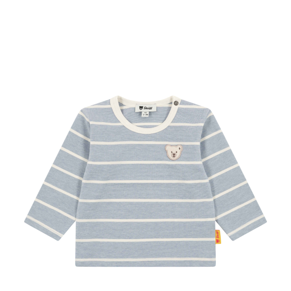 Steiff - Langarmshirt gestreift stonewash