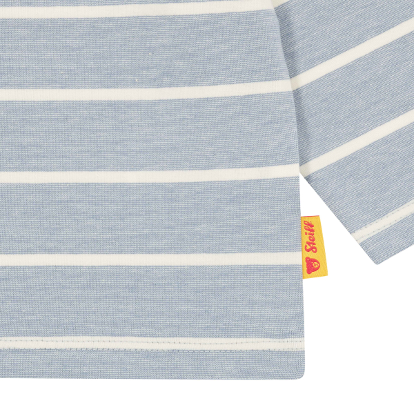 Steiff - Langarmshirt gestreift stonewash