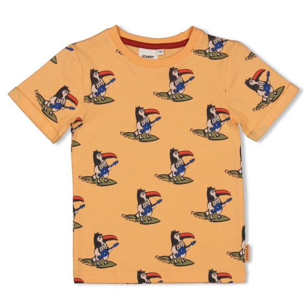 Sturdy- Jungen - T-Shirt Happy Rio orange