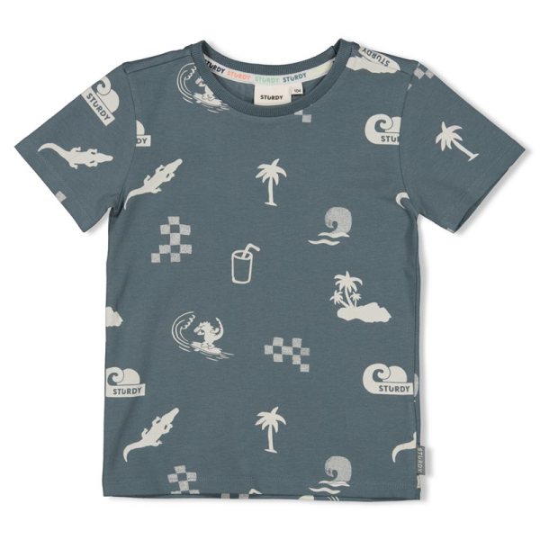 Sturdy- Jungen - T-Shirt - Lagoon Legends - petrol