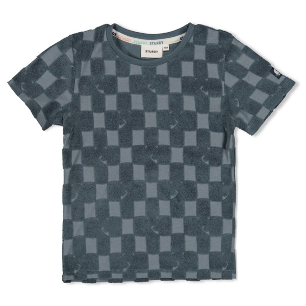 Sturdy- Jungen - T-Shirt Karo Frottee - Lagoon Legends