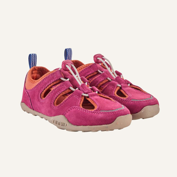 Finkid - SANKARI Barfußsandale raspberry/fox