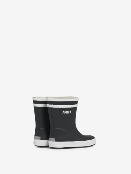AIGLE Gummistiefel Naturkautschuk BabyFlac MARINE/BLANC