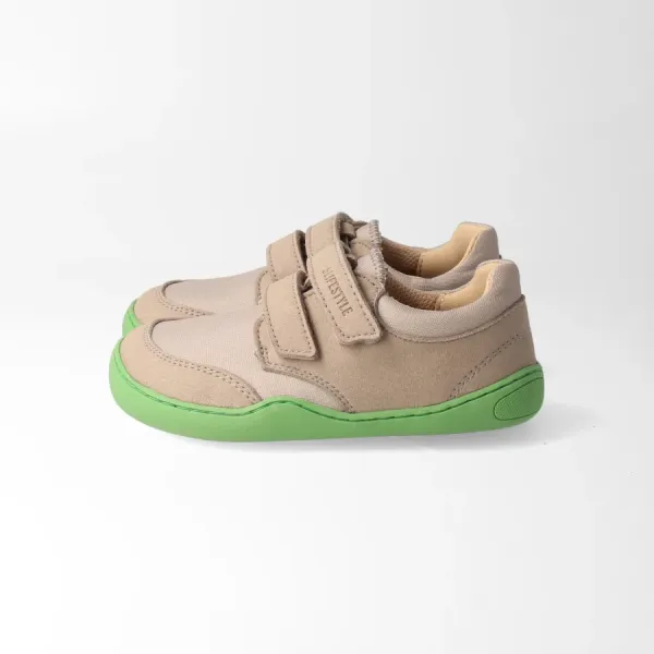 B-Lifestyle Barfuß-Sneaker krokodilSTYLE keramik/vegan - glänzend