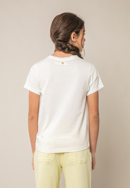 DEELUXE - T-Shirt CHERRYHEARTH weiß