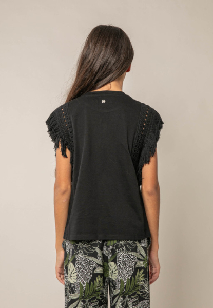 DEELUXE - T-Shirt DAYNA schwarz
