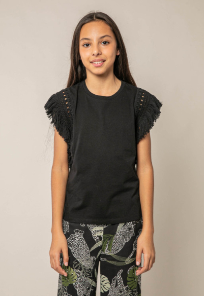 DEELUXE - T-Shirt DAYNA schwarz