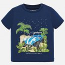 Mayoral - T-Shirt blau Palmen