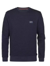 Petrol- Sweatshirt Struktur royal navy