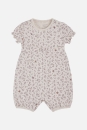 Hust&Claire - Mulu - Spieler/Sommerstrampler lila/beige Bambus/Viskose -