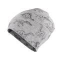 Maximo KIDS-Beanie/Mütze grau Dinosaurier