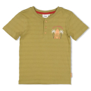 Sturdy- Jungen - T-Shirt Happy Rio Knopfleiste green