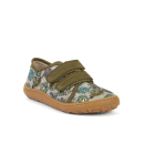 Froddo Barfußschuh/ Hausschuh Dinosaurier olive